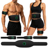 Abs Stimulator Muscle Toner, Powered EMS Muscle Stimulator for Home Use, for Muscle Conditioning (Belts with Armbands)