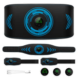 Abs Stimulator Muscle Toner, Powered EMS Muscle Stimulator for Home Use, for Muscle Conditioning (Belts with Armbands)