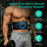Abs Stimulator Muscle Toner, Powered EMS Muscle Stimulator for Home Use, for Muscle Conditioning (Single Belt)
